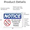 Signmission No Cellular Phones Or Camera Phones Sign With Symbol, 7 in W x Rectangle, Vinyl Decal OS-2PACK-NS-D-57-L-14433 - alternate 6